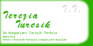 terezia turcsik business card